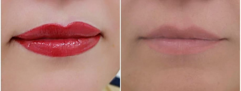 tecnica de lush para microblading de labios, micropigmentacion de labios aspecto natural en bogota